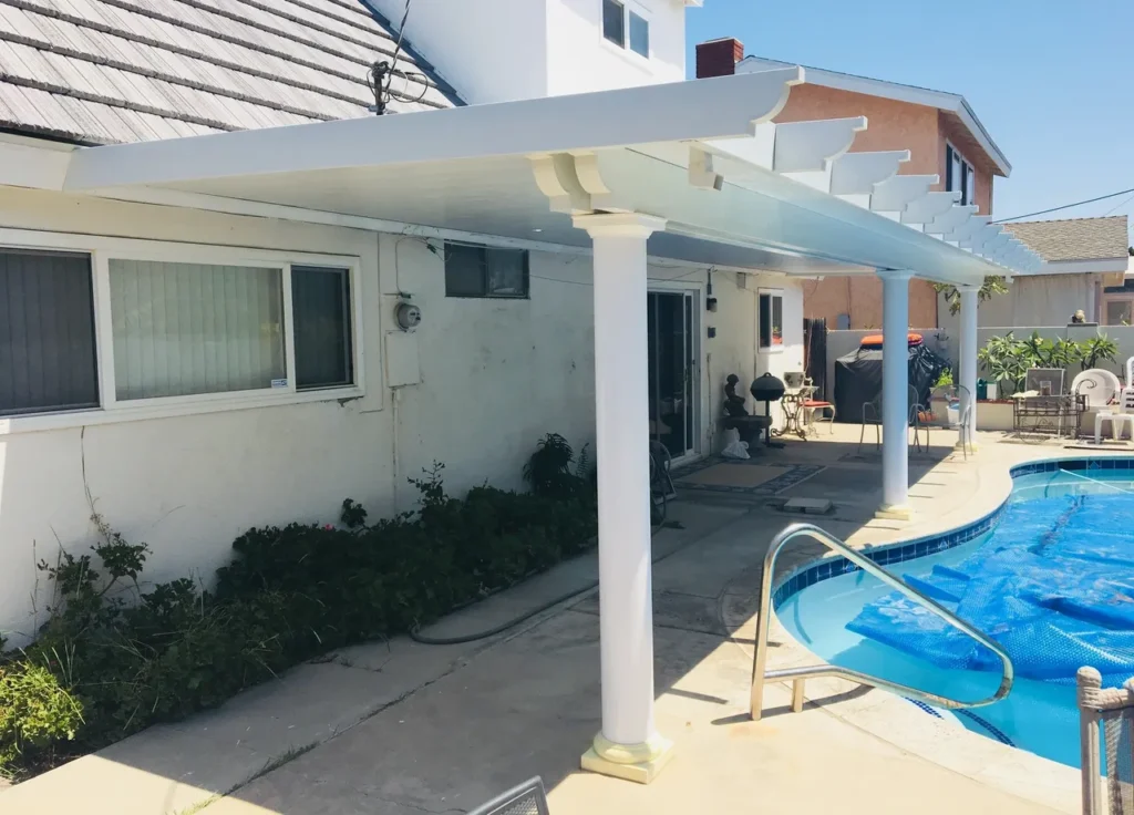 Patio front Pool House