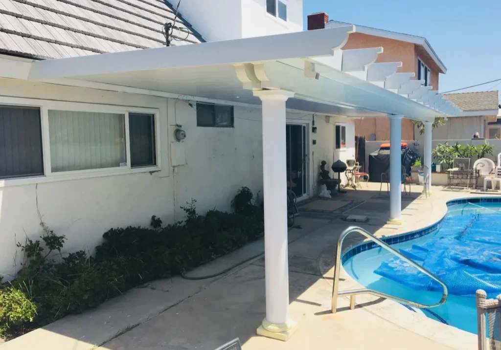 Patio front Pool House